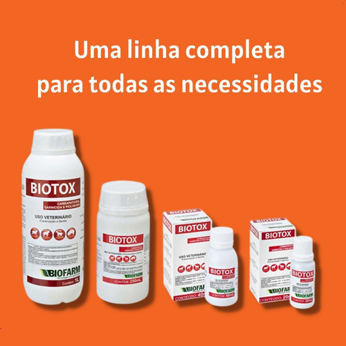 Biotox Carrapaticida Pulverização E Banho 250ml