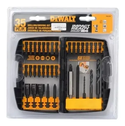 Kit De Bits E Brocas 35 Pcs Dw2180 Dewalt Parcelamento sem juros