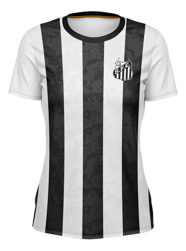 Camiseta Braziline Trix Santos Feminino - Branco