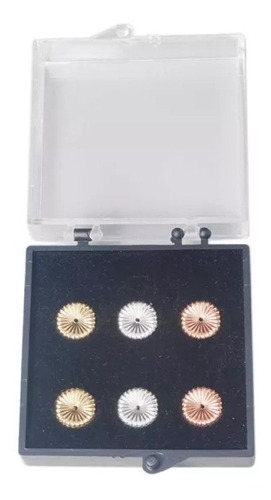Imagen 1 de 6 de Tope Tornillo Tuerca Aros Bañado Pack X 3 ... Milenoil