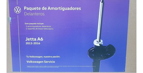 Par Amortiguadores Bases Del Jetta 2013-2016 Volkswagen Orig
