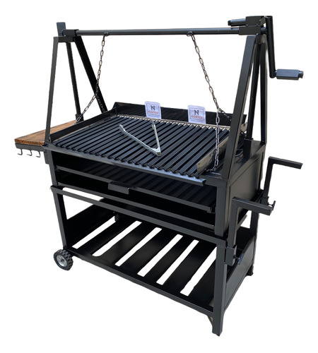 Asador Mediano Tipo Argentino, P/carbón, Desmontable