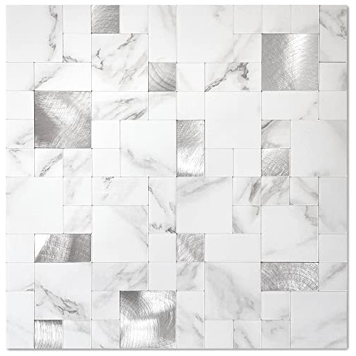 Mosaic Tile Peel And Stick Backsplash Tile For Kitchen,...