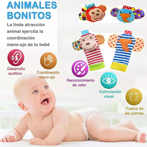 Mo Sonajas Para Bebe Juguete Estimulación Temprana 4