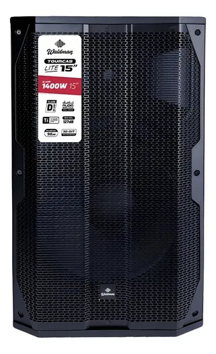 Caixa de Som Amplificada Waldman 15" TCL 1400-15DSP 350W DSP Preto