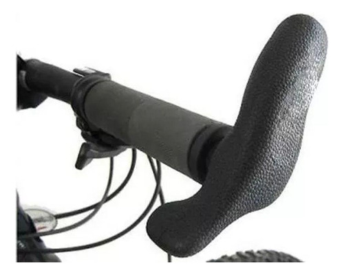 Bar End Emborrachado Ergonômico Chifre Guidão Bike Bicicleta