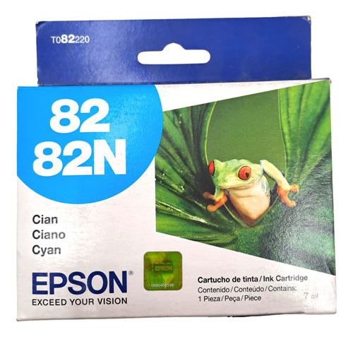 Cartucho Original Epson Cian T082220 T082 82 R270 T50 Rx590 