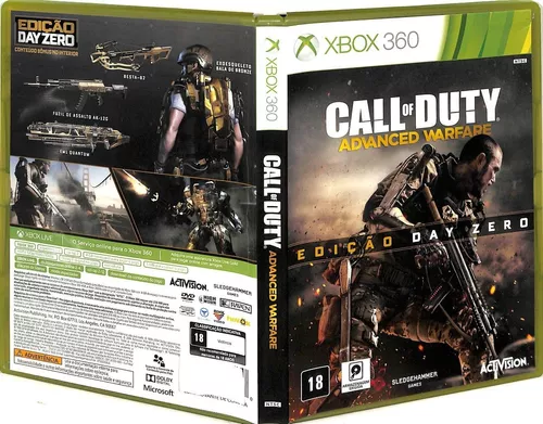 call of duty advanced warfare - edição day zero - xbox 360 usado