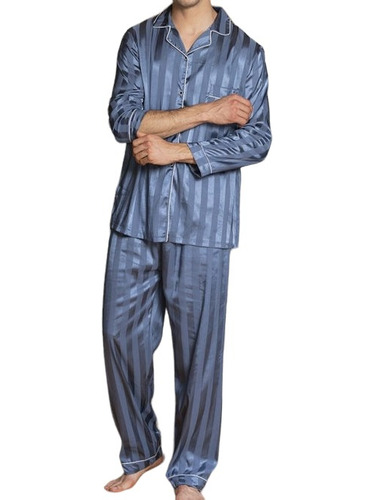 Pijama Satin Raya Hombre