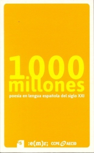 1000 Millones Poesias En Lengua Española Del Siglo X, de Pastor, Mara. Editorial Municipalidad De Rosario en español