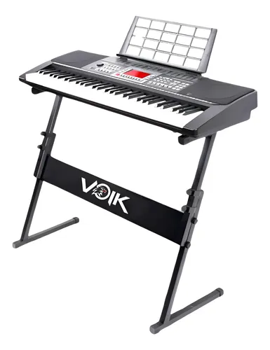 Suporte Teclado Musical Em Z Voik Stz-1b Regulável Cor Preto Suporte Teclado Musical Em Z Voik Stz-1b Regulável Cor Preto