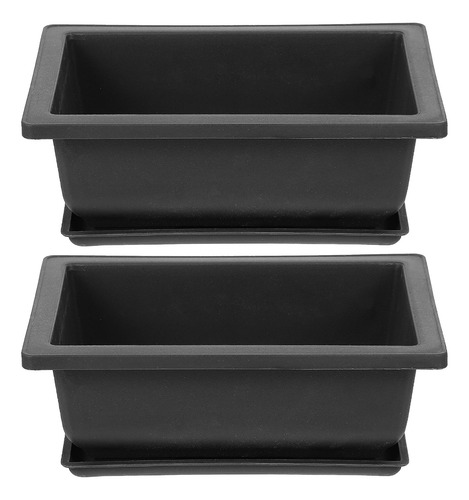 Maceta Rectangular Grande Con Contenedores Florales, Maceta