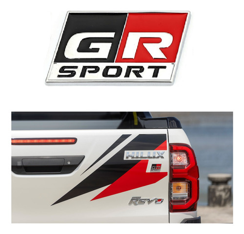 Emblema Toyota Gr Sport Gazoo Racing Hilux Fortuner Sahara