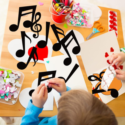 Recortes De Notas Musicales, 45 Recortes Forma De Notas...