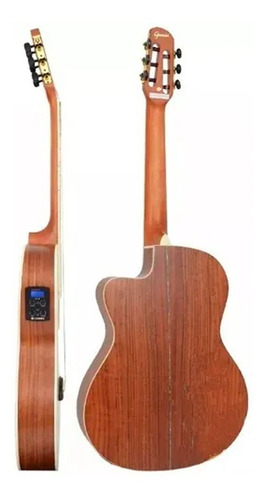 Violão Flat Cutaway Nylon Gnf3 Ceq Ns Natural Satin