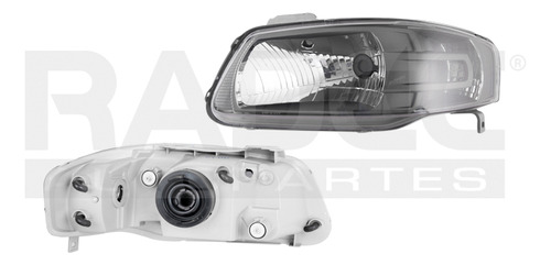 Faro Volkswagen Pointer 2006 2007 2008 2009 Fondo Gris Izq