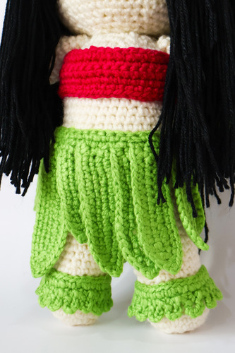 Lankarenka Muñeca Lilo Versión Original Tejida 100% A Mano