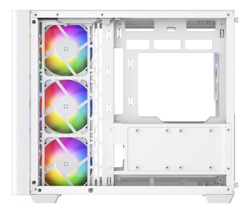 Gabinete Gamer Superframe Power Cube Cristal, Com 4 Fans