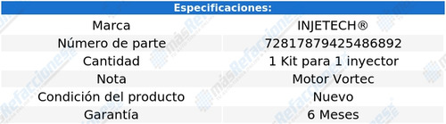 Repuesto P/1 Inyector S10 V6 4.3l De 1994 A 1995 Injetech