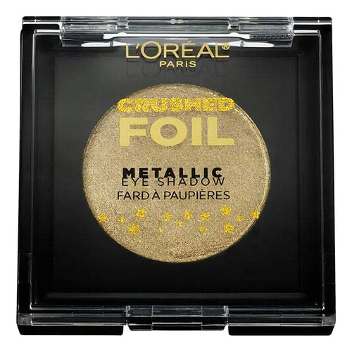 L'oréal Paris Eyeshadow Infaillible Crushed Foil 21 Gilded Cor Da Sombra Gilded Gold