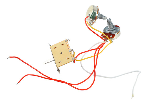 Arnés De Cableado Para Guitarra De 3 Pastillas, Interruptor