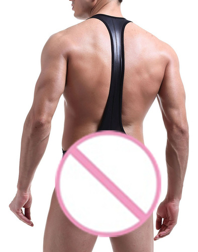 Traje De Lucha Libre Con Chaleco Combinado Para Hombre