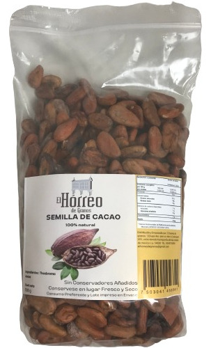 Semillas De Cacao 500g 100% Natural