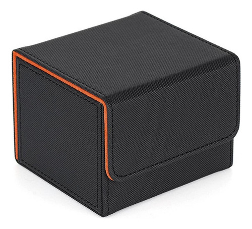 . Premium 130 Trading Card Deck Box Contenedor Con Naranja