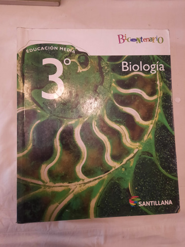 Biología 3°medio Santillana Bicentenario Usado