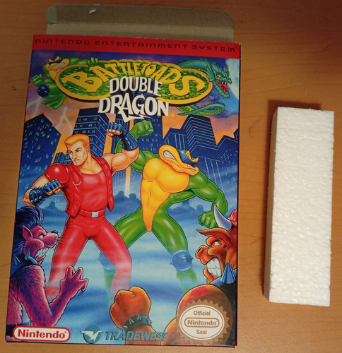 Battletoads And Double Dragón (caja Custom) Nintendo Nes (Reacondicionado)