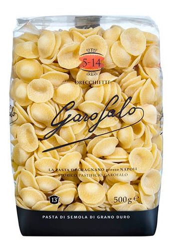 Imagen 2 de 3 de Fideos Orecchiette Garofalo 500 Gr. Italia