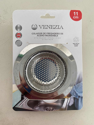 Rejilla Fregadero Lavaplatos Acero 11 Cm