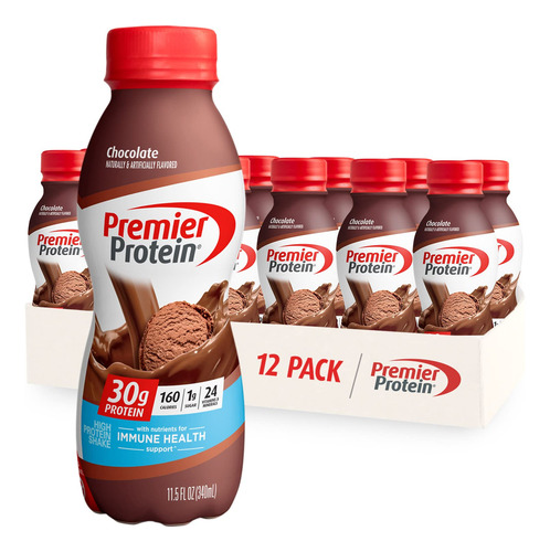 Premier Protein Agite 30g 1g Azcar 24 Vitaminas Minnerales