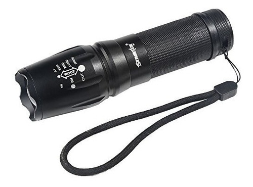 Linterna, Ledeng 5000 Lumen 5 Modos T6 Zoomable Led 18650 Li