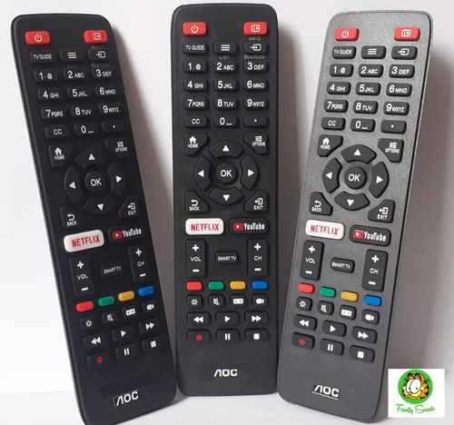 Control Remoto Para Tv Led Aoc Smart 2018 /2019 + Pilas 