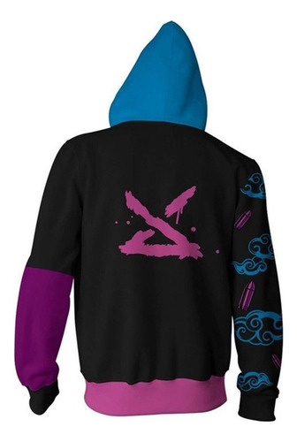 Sudadera Con Capucha Arcane Lol Jinx Jayce Vi Para Cosplay I