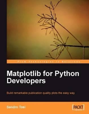 Matplotlib For Python Developers - Sandro Tosi (paperback)