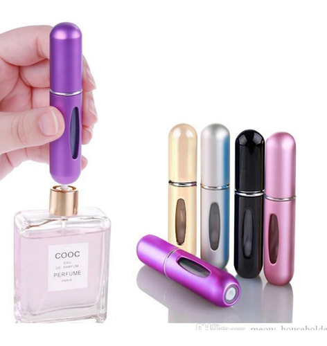 Minibotella Perfume Recargable Viaje Rociador Portátil Spray