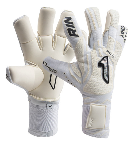 Guante De Portero Rinat Aries  Nemesis Semi Blanco Adulto