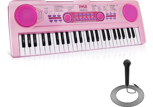 Teclado Piano Para Niños 49 Teclas 100 Ritmos Msi