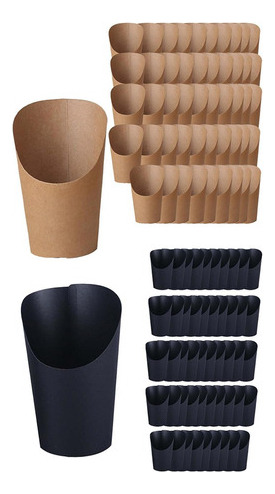 Soporte Para Vasos De Papel Kraft, 100 Unidades, Forma De Co