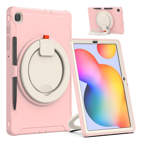 Funda Resistente Para Tab S6 Lite Protector 3 En 1