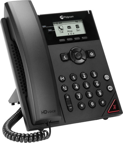 Imagen 1 de 4 de Telefono De Escritorio Ip 2 Líneas Poly Vvx 150 Poe Newtek