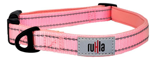 Ruhla Collar Uma M Interior Neopren Regulable Para Perros Color Rosa M