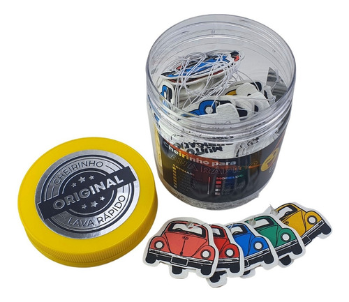 Imagem 6 de 6 de Cheirinho Automotivo Lava Rápido Fusca C/ 100 Un Carro Novo