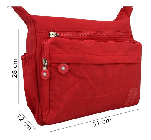 Imagen 3 de 6 de Bolsa Crossbody Multiples Compartimentos Moda Casual Jml-006