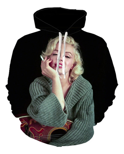 Marilyn Monroe 3d Hombre Y Mujer Sudadera Con Capucha