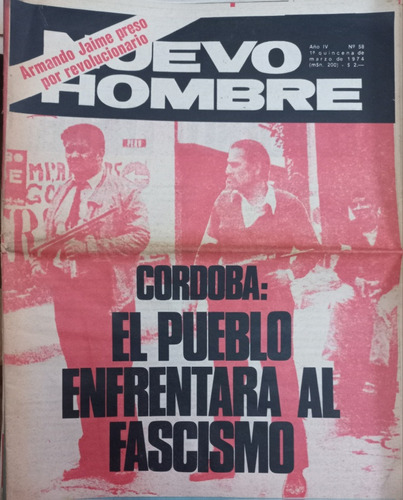 Nuevo Hombre Revista/ Marzo 1974/ Mb Estado/ De Colección 
