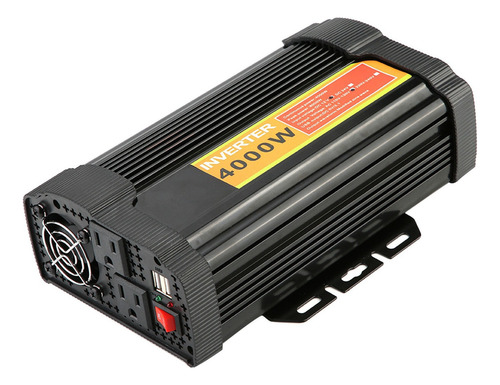 Transformador De Voltaje Auto Del Coche De 12v Dc A 110v Ac