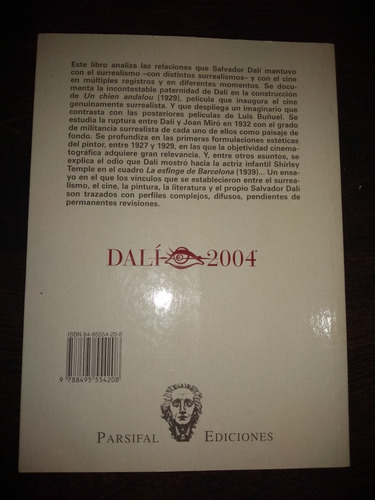 Salvador DalĂ, Cine Y Surrealismo. Minguet Batllori. Olivos (Usado)